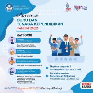 Apresiasi Guru GTK 2022 Kemendikbudristek