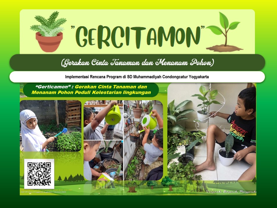 "GERCITAMON" - Implementasi Pengembangan Program Sekolah Hijau melalui Gerakan Cinta Tanaman