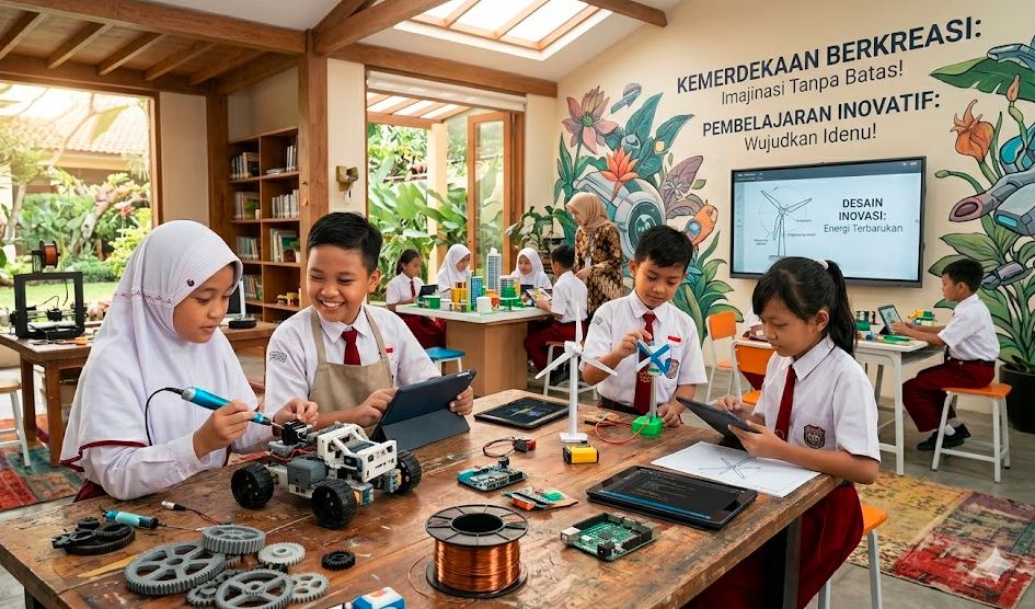 Kemerdekaan Belajar dan Pembelajaran Inovatif dalam Membangun Kreativitas.